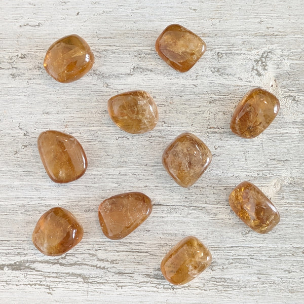 Honey Calcite (Dark) Tumblestone