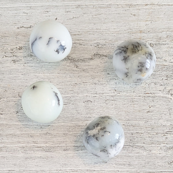 White Opal Tumblestone