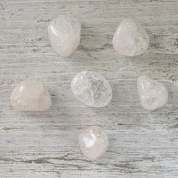 Crackle Quartz Tumblestone