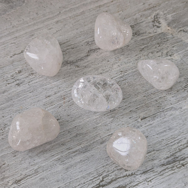 Crackle Quartz Tumblestone