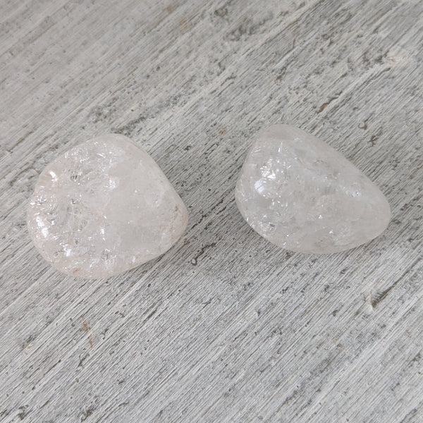 Crackle Quartz Tumblestone