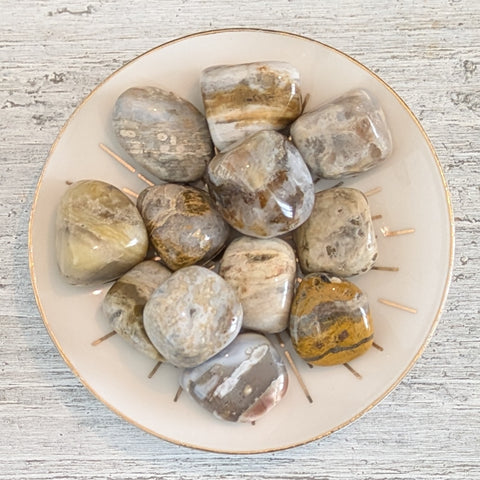 Ocean Jasper Tumblestone
