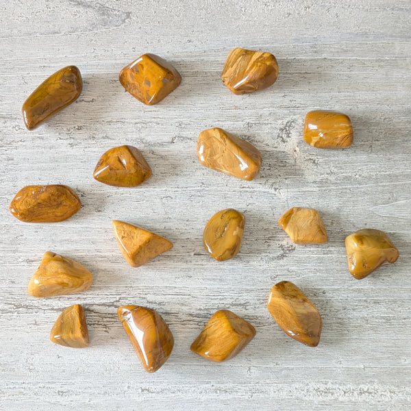 Yellow Jasper Tumblestone