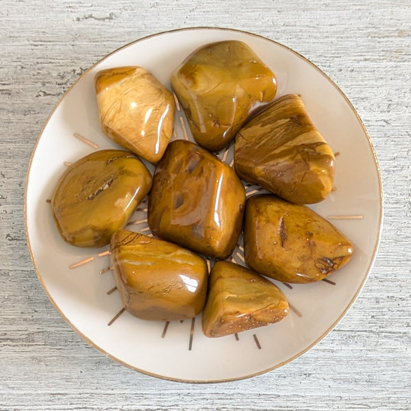 Yellow Jasper Tumblestone