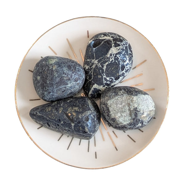 Covellite Tumblestone - Rare Tumblestone - Covelline - Third Eye Chakra - Sagittarius Stone - Attracting Positivity