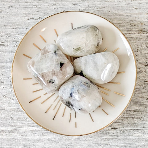 Rainbow Moonstone Tumblestone