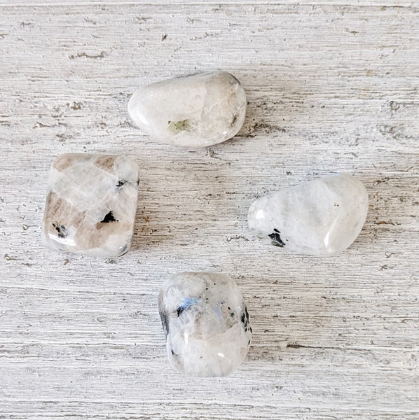 Rainbow Moonstone Tumblestone