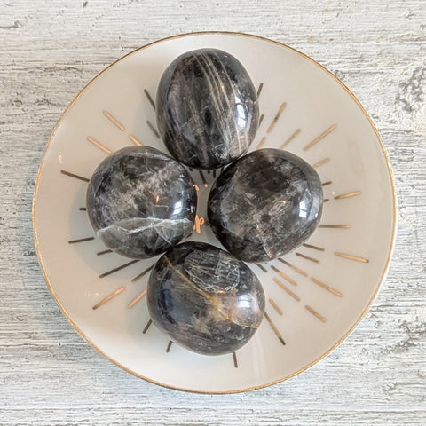 Moonstone (Black) Tumblestone