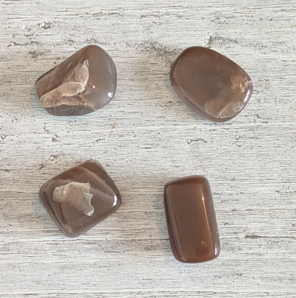 Moonstone (Brown) Tumblestone