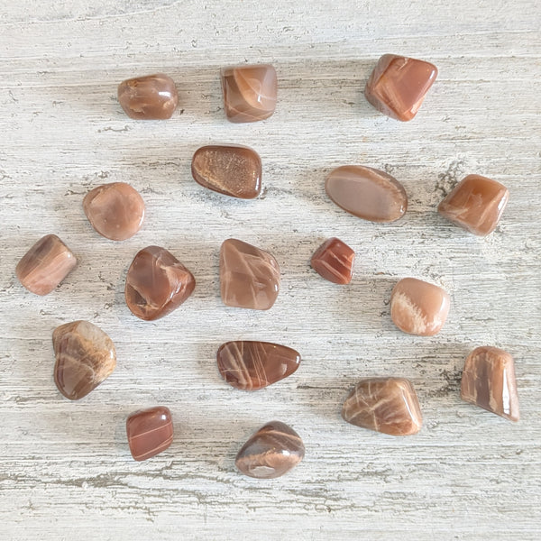 Moonstone (Dark Pink) Tumblestone