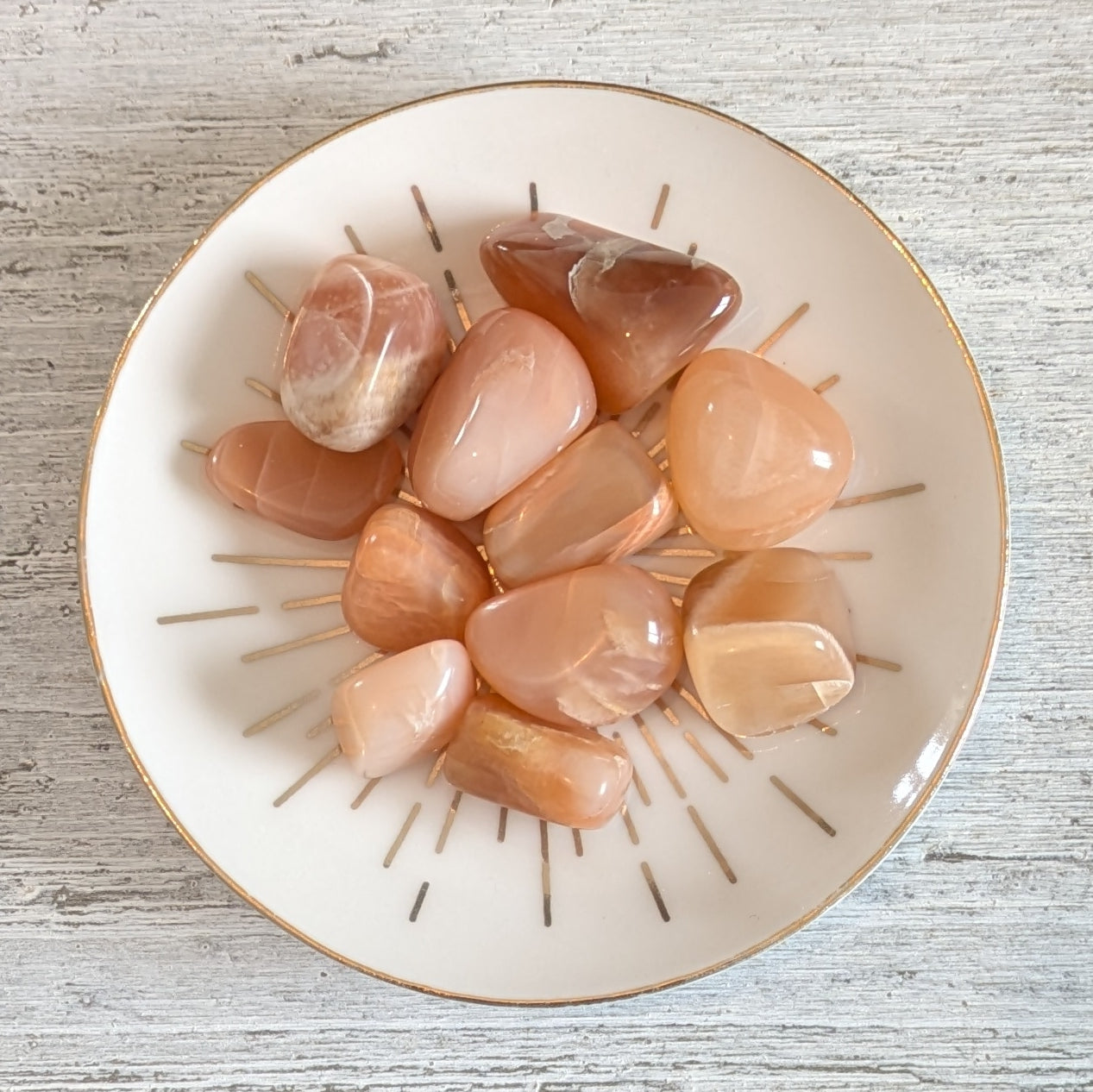 Moonstone (Peach) Tumblestone