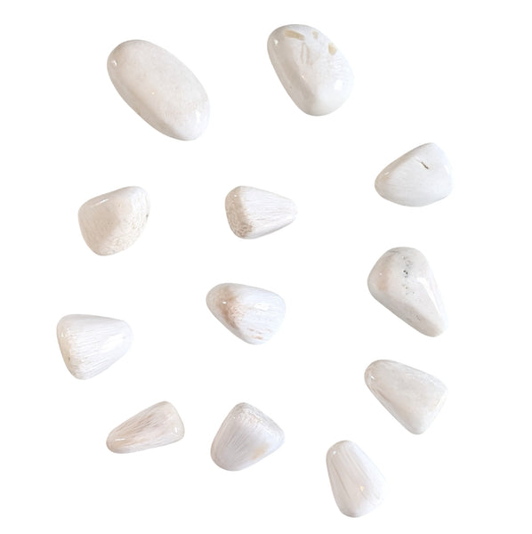 Scolecite Crystal Tumblestone