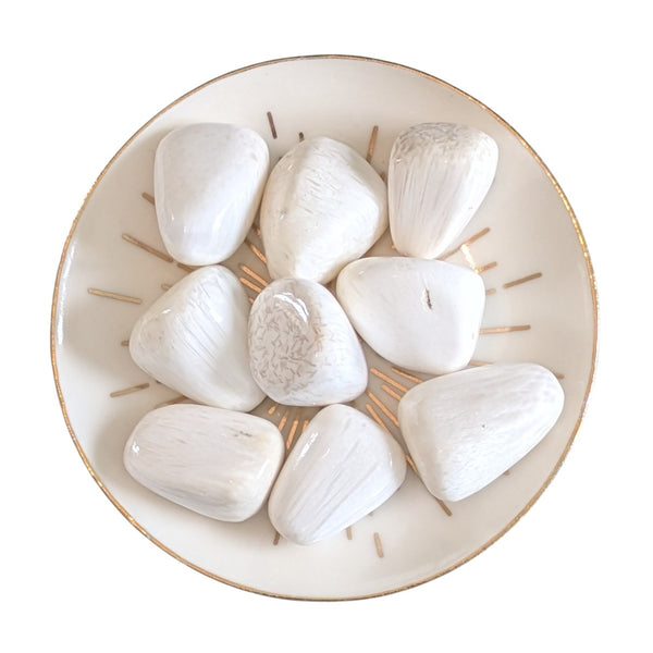 Scolecite Crystal Tumblestone - The Stone of Inner Peace - Gemstone for Capricorn