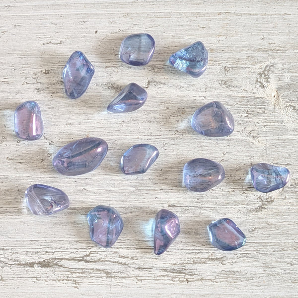 Tanzine Aura Quartz Tumblestone