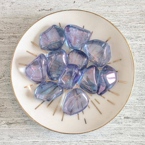 Tanzine Aura Quartz Tumblestone