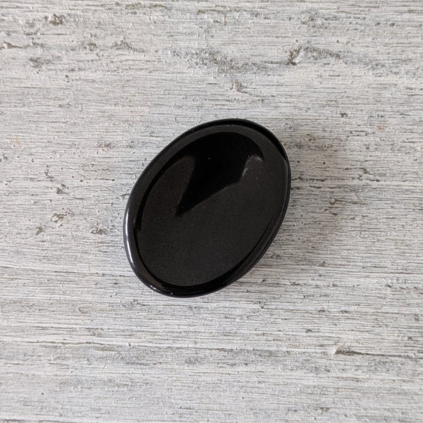 Black Agate Thumb Stone Gift Box