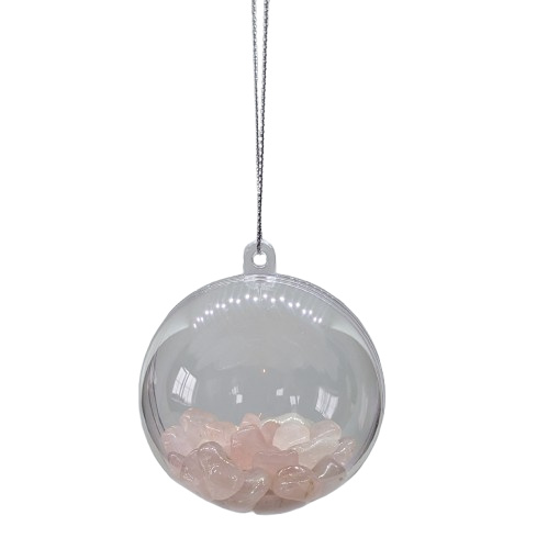 Crystal Christmas Baubles - 6cms