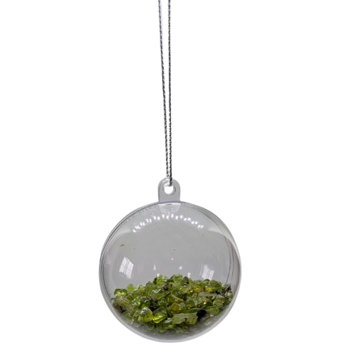 Crystal Christmas Baubles - 5cms