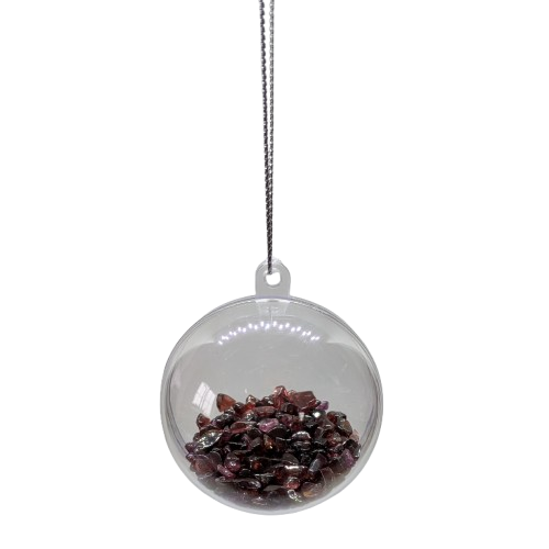 Crystal Christmas Baubles - 5cms