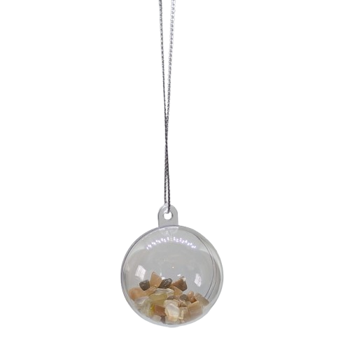 Crystal Christmas Baubles - 4cms