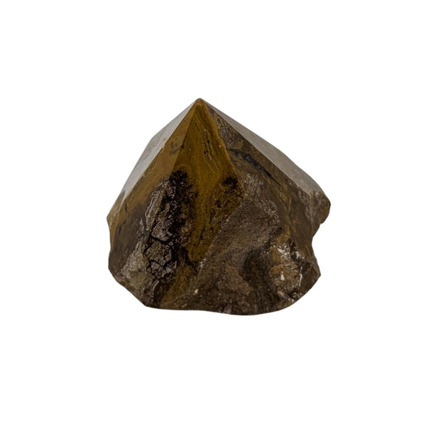 Natural Petrified Wood Polished Point Crystal Incense Holder UK - Fossilized Wood Incense Burner - Unique Gift- Gift for Taurus