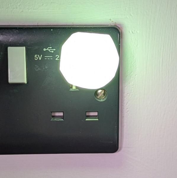 Natural Green Fluorite USB Night Light