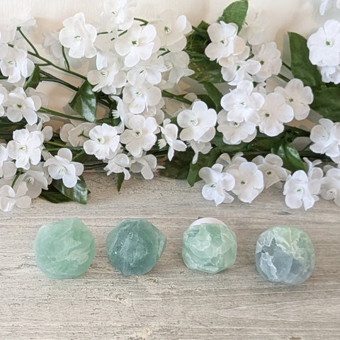 Natural Green Fluorite USB Night Light