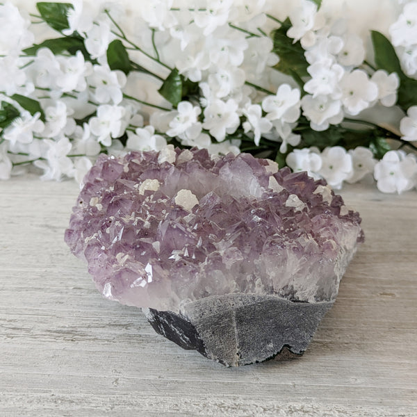 Natural Brazilian Amethyst Tealight Holder - Sold As Seen (2)