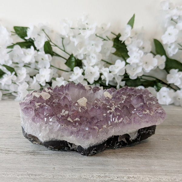 Natural Brazilian Amethyst Tealight Holder - Sold As Seen (2)