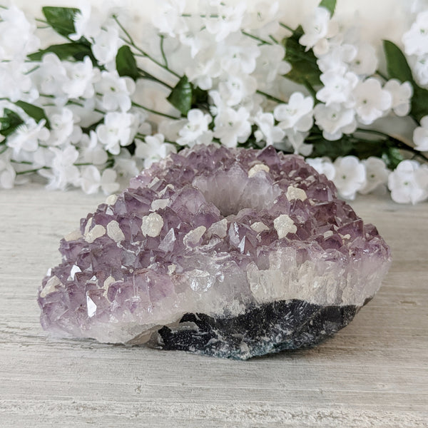 Natural Brazilian Amethyst Tealight Holder - Sold As Seen (2)