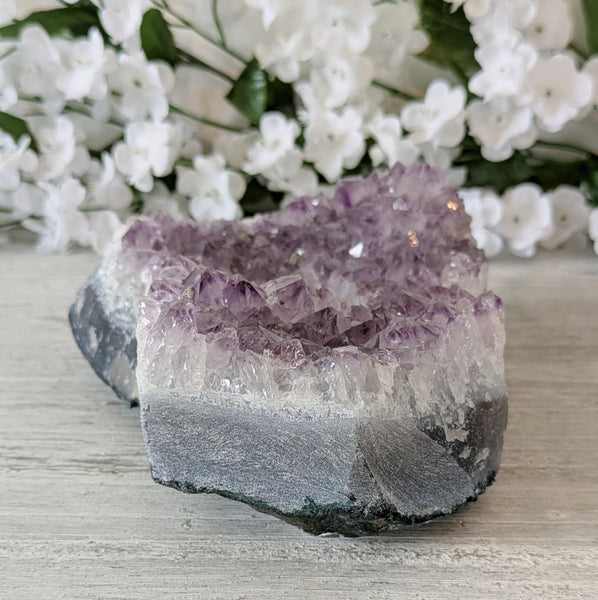 Natural Brazilian Amethyst Tealight Holder - Sold As Seen (1)