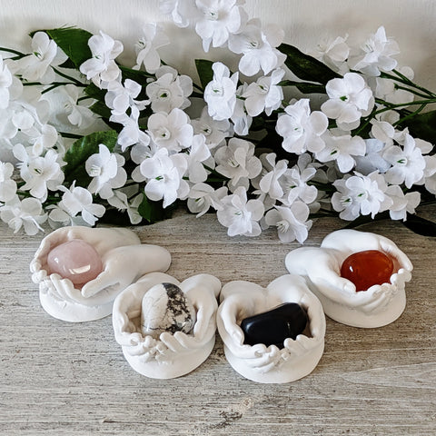 Healing Hands & Crystal Tumblestone
