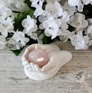 Healing Hands & Crystal Tumblestone