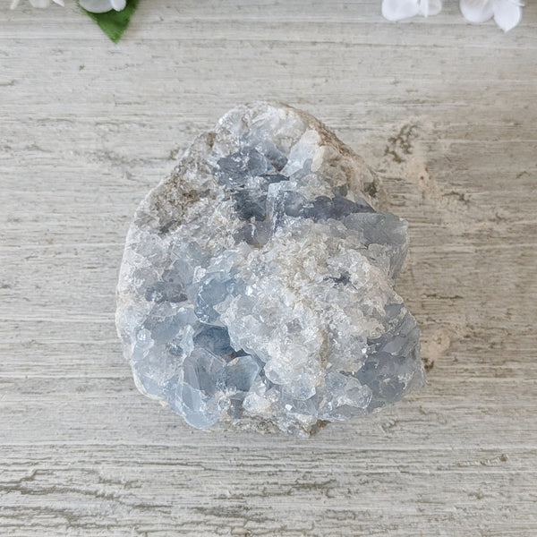 Madagascan Celestite Cluster - Sold As Seen