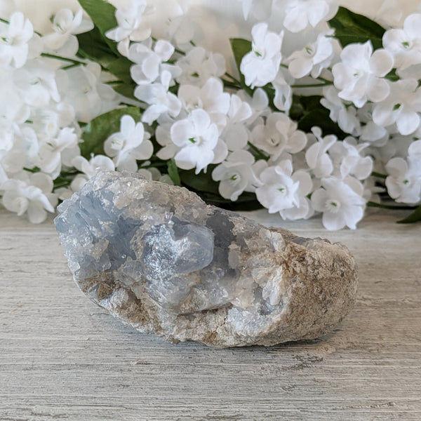 Madagascan Celestite Cluster - Sold As Seen