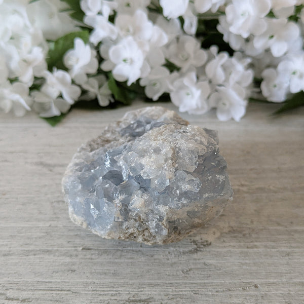 Madagascan Celestite Cluster - Sold As Seen