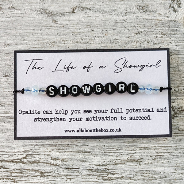 The Life of a Showgirl Opalite Bracelet
