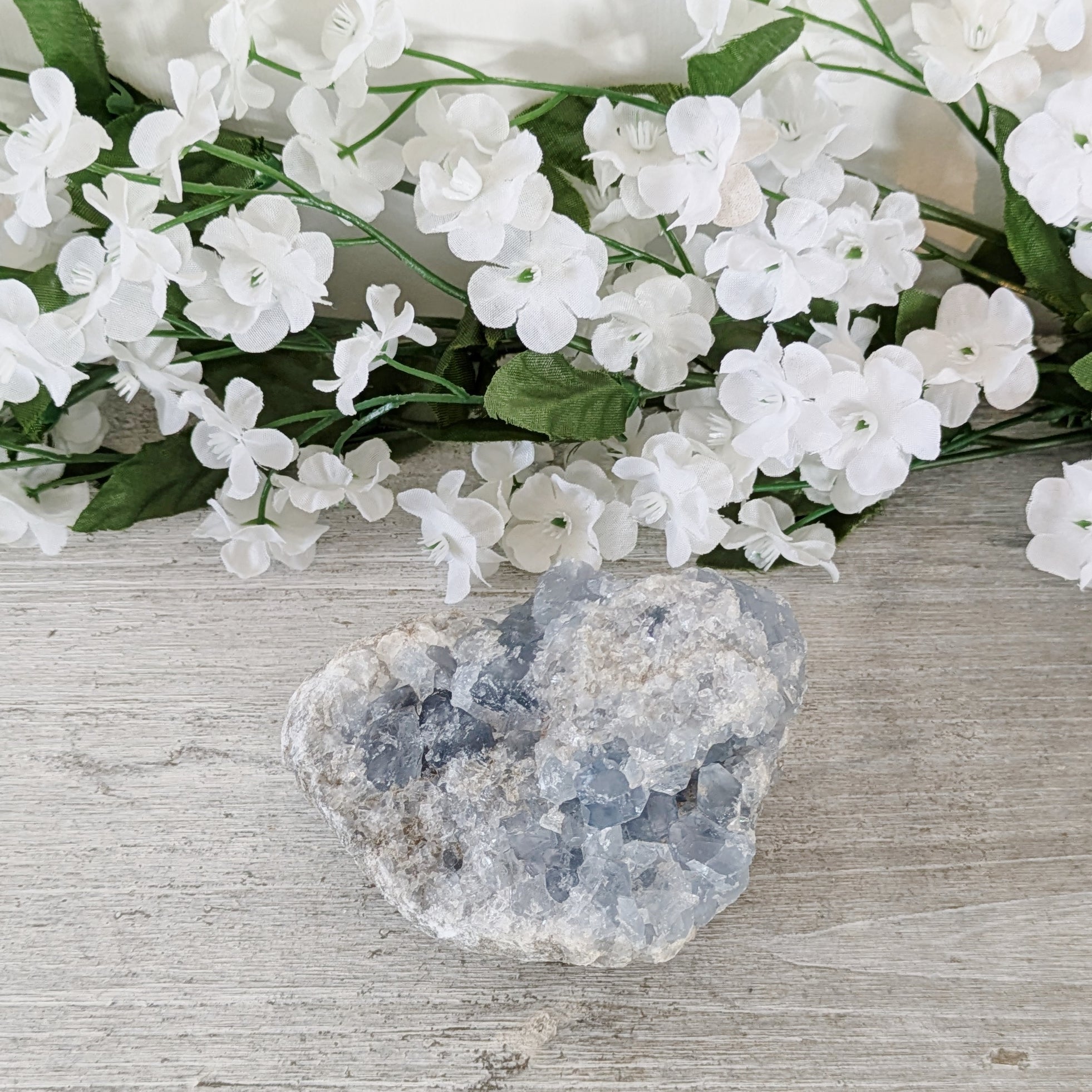 Madagascan Celestite Cluster - Sold As Seen