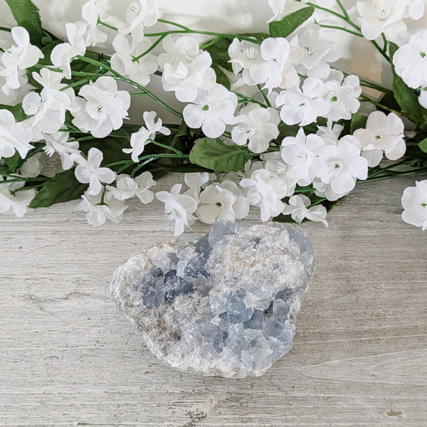 Madagascan Celestite Cluster - Sold As Seen