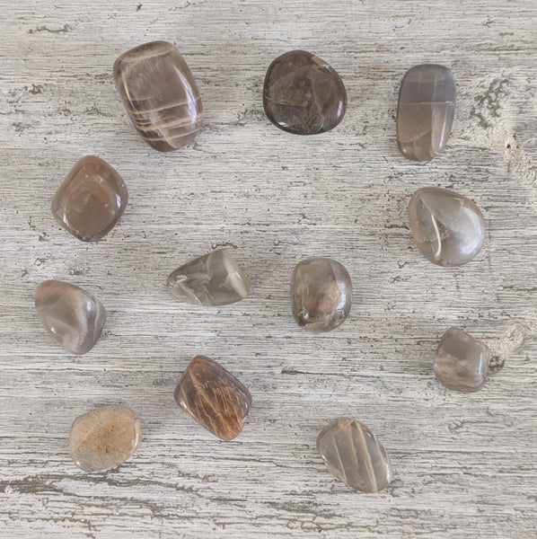 Moonstone (Grey) Tumblestone