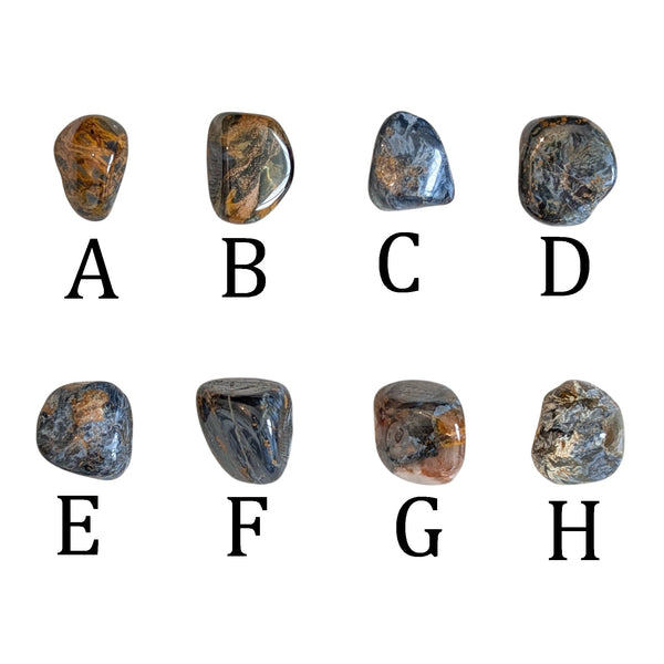 Pietersite Tumblestone - The Tempest Stone - Motivation & Happiness Rare Gemstone