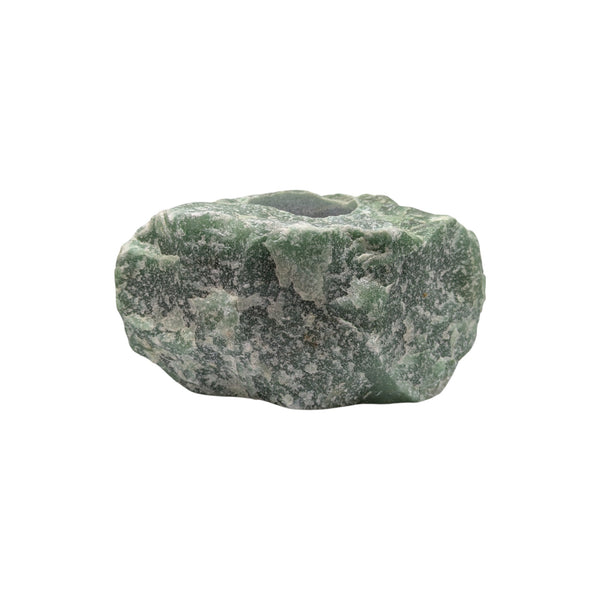 Natural Green Aventurine Crystal Tealight Holder - Crystal Candle - Gemstone Candle - UK Crystal Seller - Healing Crystals