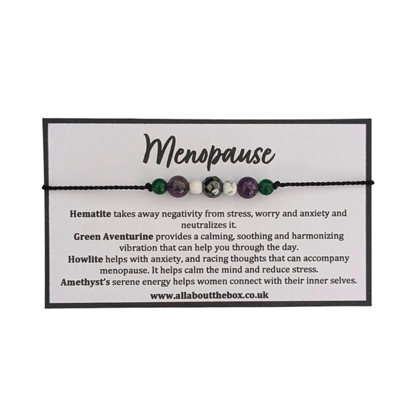 Menopause Crystal Bracelet