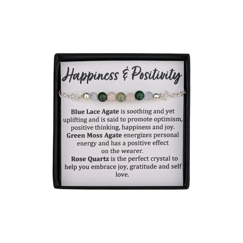 Happiness & Positivity Crystal Bracelet