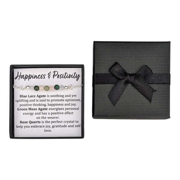 Happiness & Positivity Crystal Bracelet