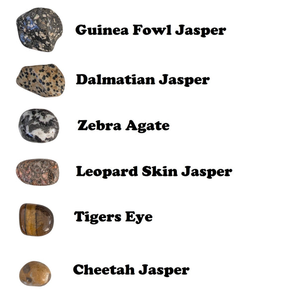 Childrens Crystal Selection Box - Animal Inspired Selection - Beginners Gemstones - Kids Crystals - Gifts for Children