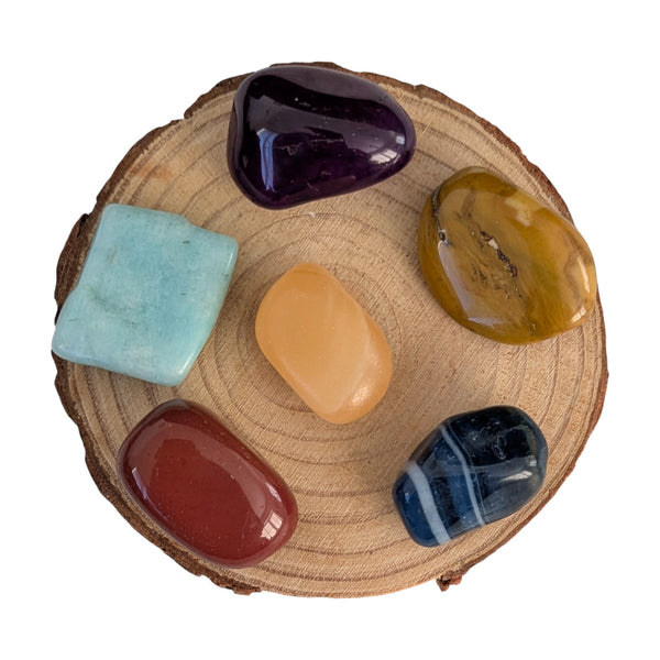 Childrens Crystal Selection Box UK - Colourful Selection - Beginners Gemstones - Kids Crystals _ Gifts for Children