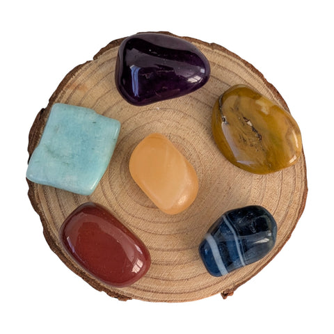 Childrens Crystal Selection Box UK - Colourful Selection - Beginners Gemstones - Kids Crystals _ Gifts for Children