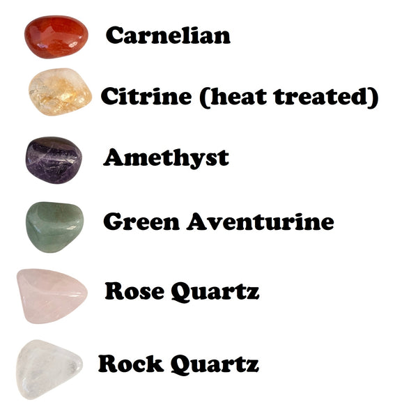 Childrens Beginners Crystal Selection Box UK - Gifts for Kids - Beginners Gemstones - Childrens Gifts