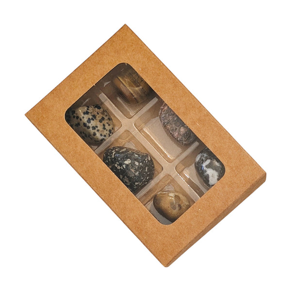 Childrens Crystal Selection Box - Animal Inspired Selection - Beginners Gemstones - Kids Crystals - Gifts for Children